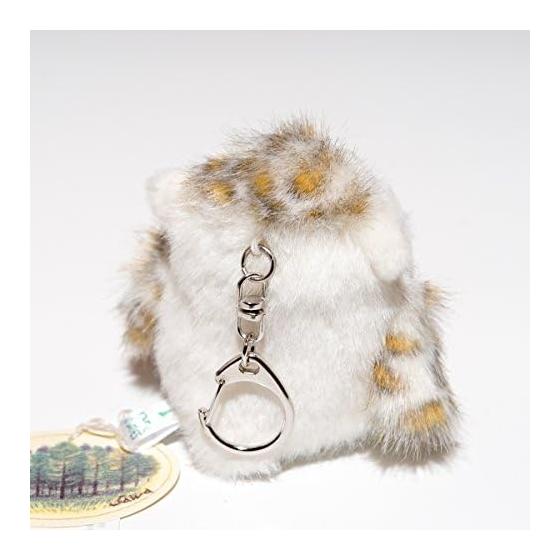 Takenoko Petit Forest Friends Keychain Owl White Plush Toy 68122