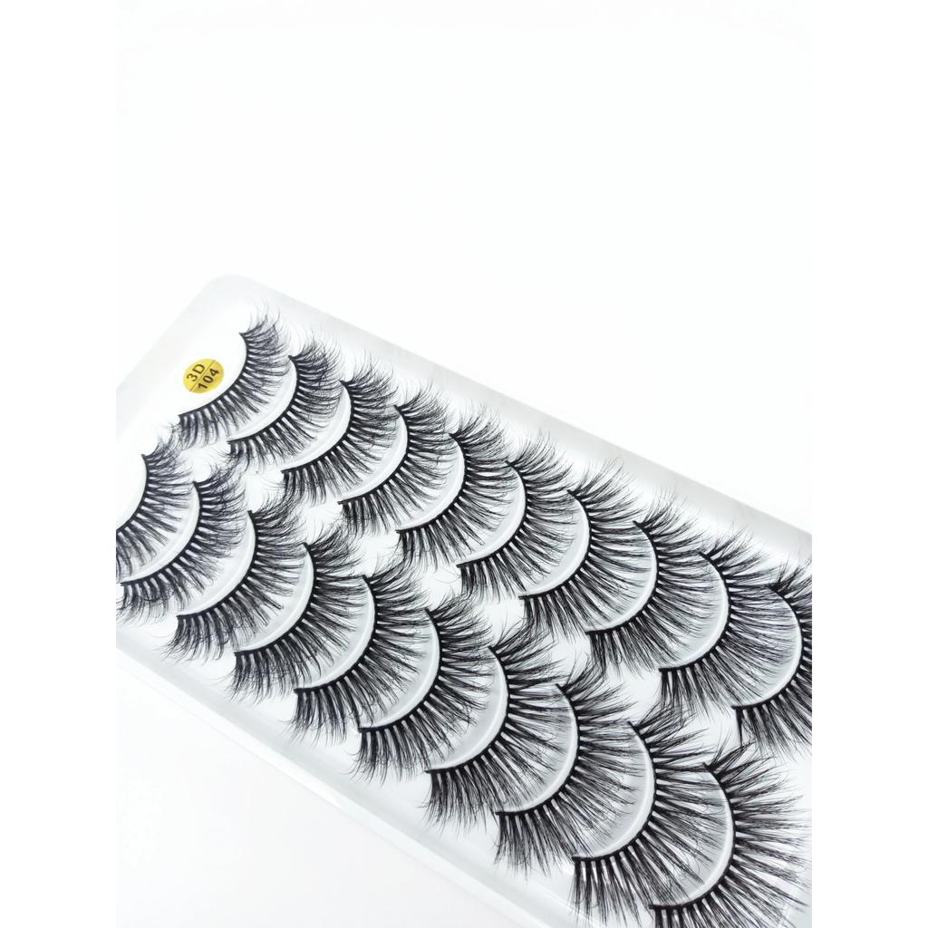Natural 3D Mink Lashes 5/10Pairs Eyelashes Dramatic False Eyelashes Faux Cils Makeup Wholesale Fake Eyelash Extension