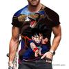 2026 Men's Unisex Anime Dragon Ball Kakarot Tee Goku Vegeta Super Saiyan Oversized TshirtShort Sleeve