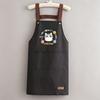 Waterproof Stain-Resistant Kitchen Apron with Simple Print