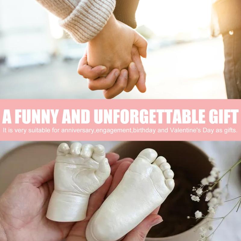 3D Handmodell Klonpulver Für Erwachsene Kind DIY Gießhandwerk Guss Große Form Hand Halte-Set Hände Gips-Set Statue
