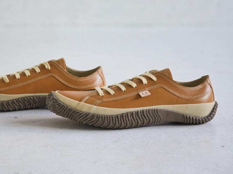Spingle Handmade Kangaroo Leather Sneakers Spm-Light Brown