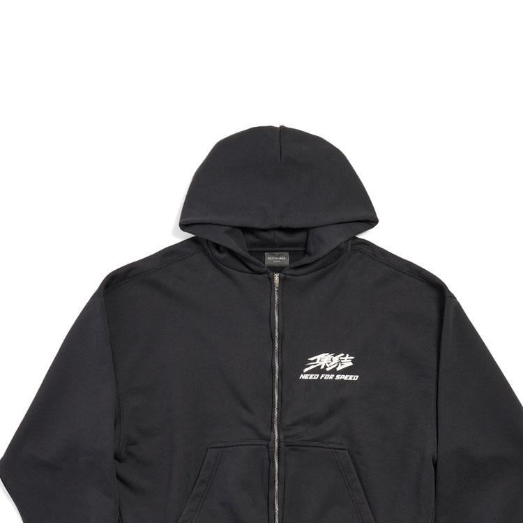 Balenciaga x JIPINFEICHE FW24 Sweatshirt Fitted Style Unisex Black 770939TQV721083