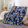 Mystic Eye Art Blanket Soft And Portable Four Season Home Bed Sofa Blanket Office Travel Lunch Break Warm Blanket A3