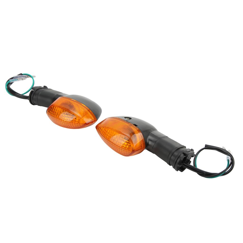 2pcs Motorcycle Rear Turn Signal Light 12V 10W ABS Heat Resistant Replacement for YZF R1 R6 R125 R25 R3Tawny