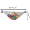 Suction Cup Baby Bath Toys Tidy Storage Mesh Bag Bathroom Hanging Net Organizer