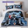 Kamen Rider Dynamic Armor Bettwäsche-Set Anime Bettbezug Polyester Weiche Bettwäsche Einzelbett Doppelbett Queen King -QJY