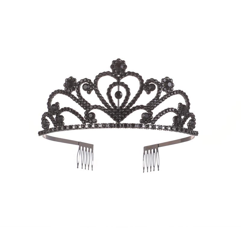 

Европейский стиль Принцесса Большой формы сердца Невеста Свадебная корона Головной убор Аксессуары для свадебного платья Банкетная прическа Аксессуары для волос