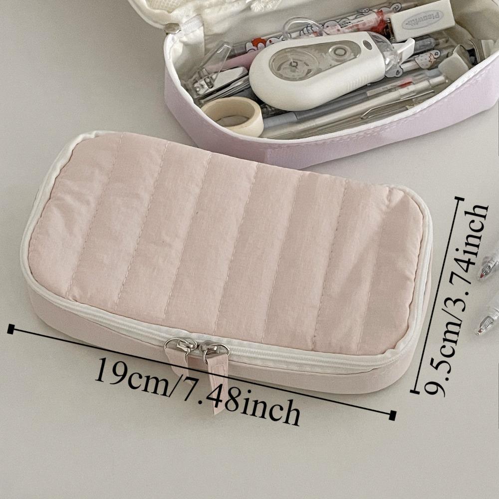 Multi-function Pencil Pouch Soft Makeup Box Portable Pencil Case  Girls