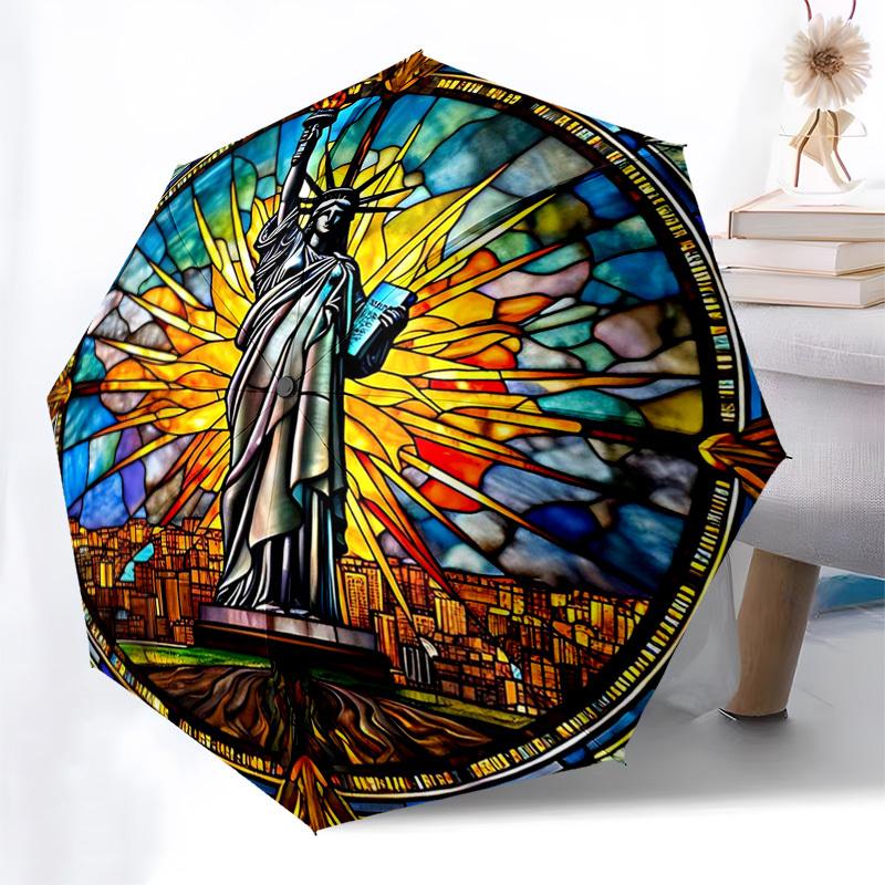 

1pc Sonic the Hedgehog Automatic Opening Closing Umbrella, Portable 3-Fold Design, 8-Bone Iron Frame Outdoor Umbrella, Ideal Gift for Fans, Travelers,