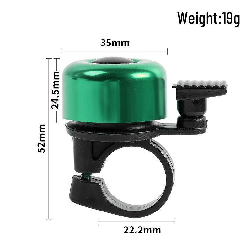 Colorful Mini Bicycle Bell - Loud Thumb Ring for Bikes and Scooters