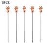 5-10Pcs Creative Stainless Steel Cocktail Picks Martini Picks Juice Decoration Picks Bar Bartending Tools Kitchen Accessories