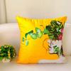 Nordic Yellow Small Fresh Bay Window Pillowcase Fashionable and Versatile Home Living Room Bedroom Sofa Backrest