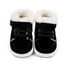 Niemowlęce zimowe bawełniane buciki prewalker z podszewką z polaru (0-1 Rok)