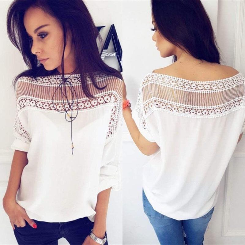 Ladies Fashion Womens Casual Loose Tops Blouse Short Sleeve Summer Tshirt