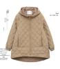 2024 Women's Mid-Length Slimming Cotton Jacket - Plus Size Winter Outerwear Trend
