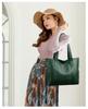Women's PU Leather Tote Bag - Versatile, Large Capacity, Fashionable Shoulder or Underarm Bag for Shopping and Commutes