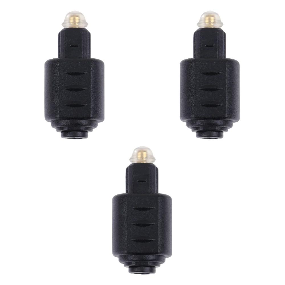 Toslink Male To Mini 3.5mm Toslink Female Optical Fiber Adapter No Signal Loss Optic Adapter Audio Connector Accessories