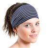 Soft Bohemian Hair Bands, Elastic Wide Edge Sweat Absorbent Headbands for Women