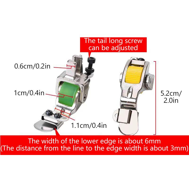 Rolled Hem Foot Sewing Presser Foot Accessories Beginners Wear Resistant Diy Multifunctional Arts Auxiliary Tool Spare Parts