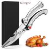 Heavy-duty Kitchen Scissors with Band Serrated Edge Poultry Scissors For Chicken Meat Cutting Turkey vegetables,Christmas Gifts5