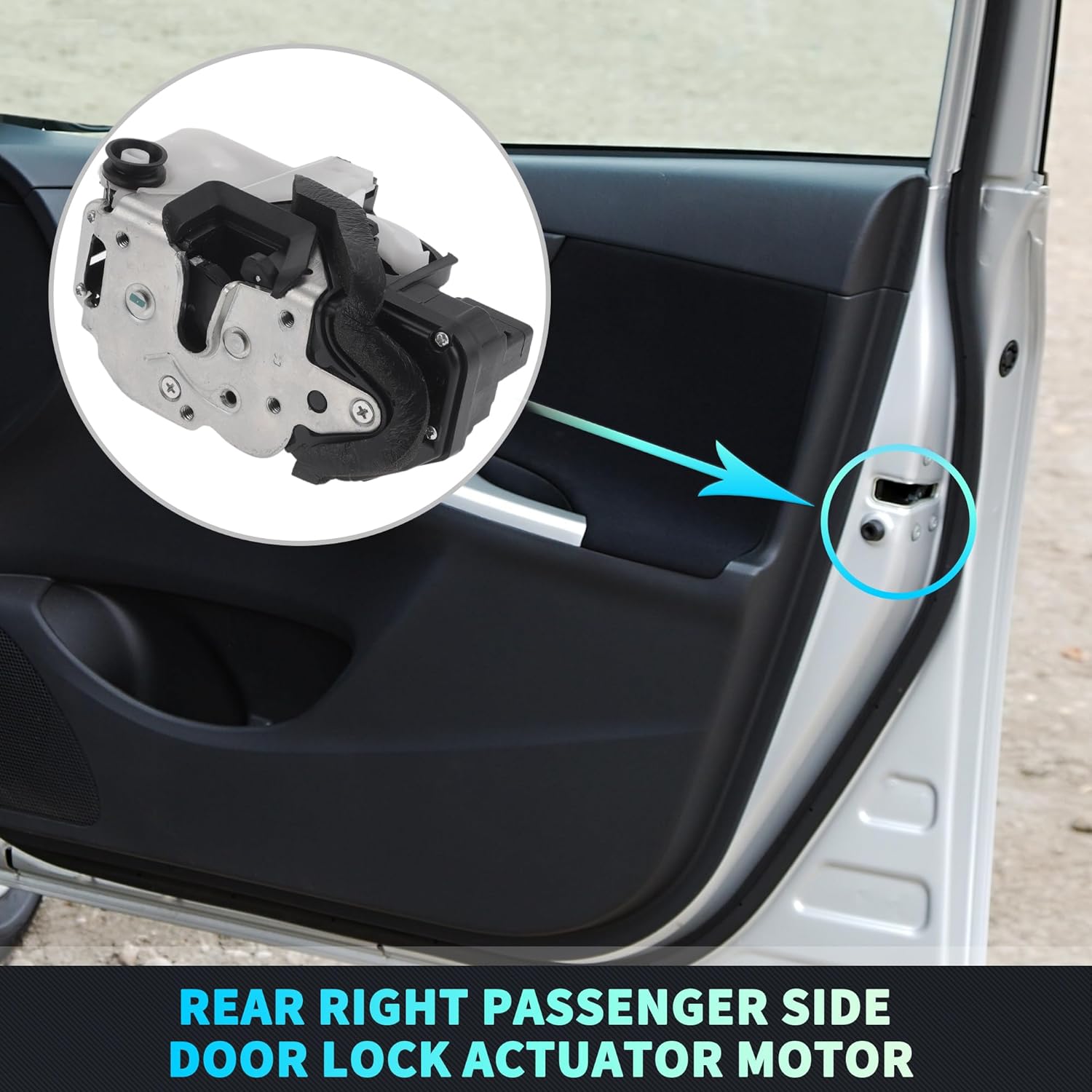 

Replacement Rear Right Passenger Side Power Door Lock Actuator Motor for Chevrolet Trax 2015-2022 for Buick Encore 2015-2022 Door Latch Actuator