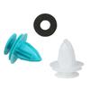 30 Kinds of 500PCS Automobile Mixed Bumper Leaf Fixer Rivets Latch Door Ceiling Fender Base Expansion Adhesive Buckle Accessorie