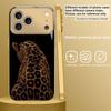 Leopard Background Black For IPhone 17Pro Max 16 17 Pro 15 Pro 14 13 Plus 12 Mini 11Pro Max XR 16E 17Air Golden Glass Phone Case