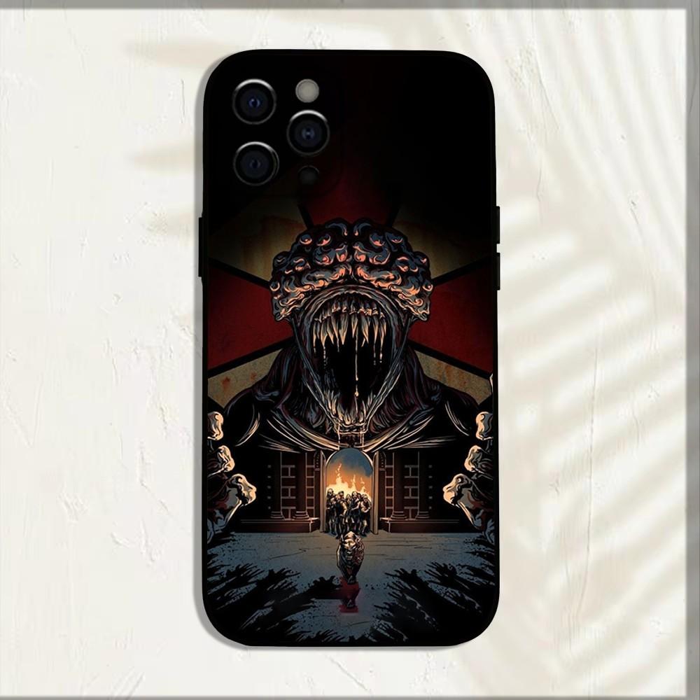 Game R-Resident Evil-es Phone Case For iPhone 16,15,14,13,12,11,Pro,X,XS,Max,XR,Plus,Mini Soft Black Cover