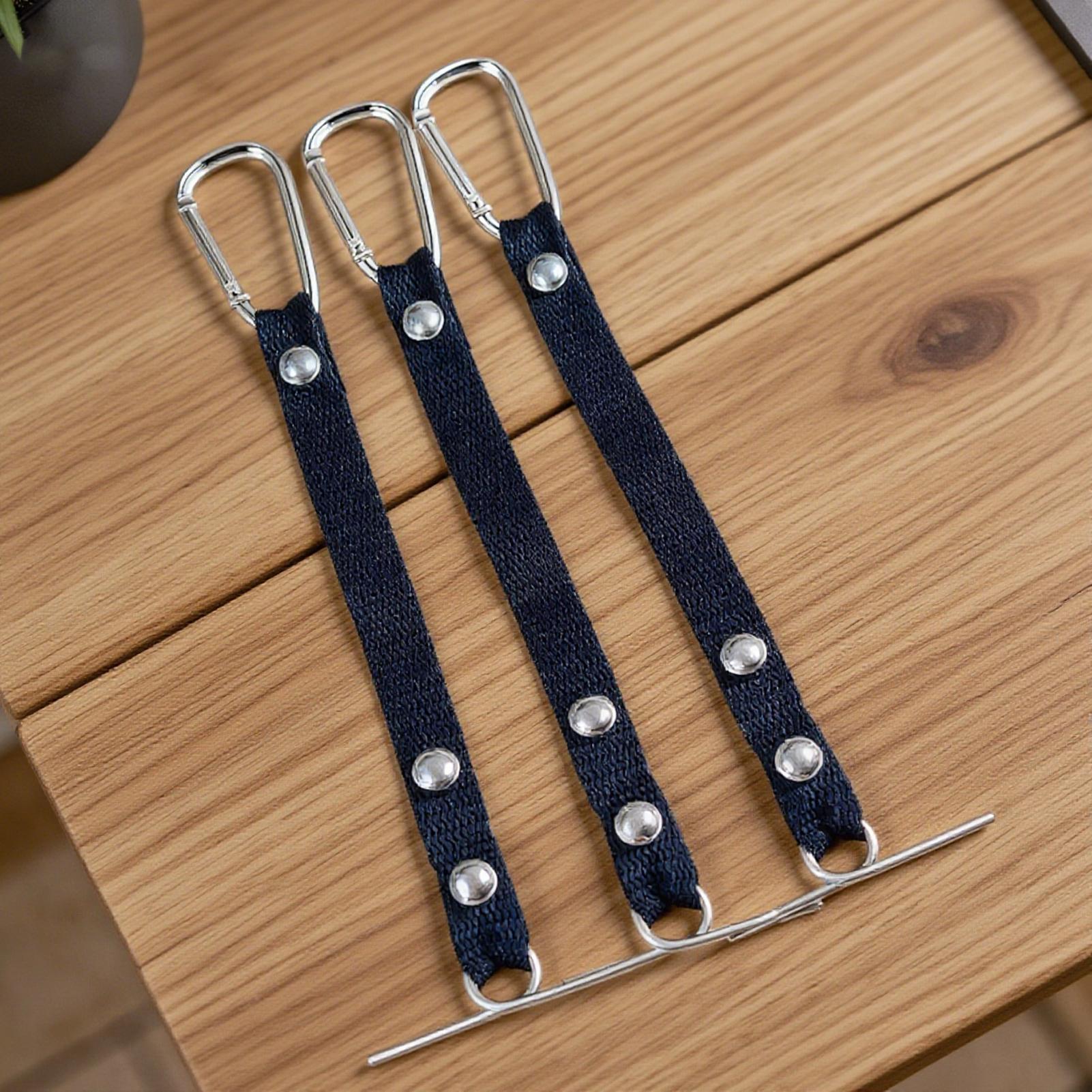 Electrical Tape Holder 4 Pieces Polyester Electrical Tape Chain Strap Gadget Clip Organizer Rust-Proof Design for Automotive CN