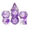 Cusdie D&D Rauchwürfel Dungeons and Dragons 7 mehrseitiges Würfelset D4 D6 D8 D10 D% D12 D20 für Rollenspiele Brettspiele