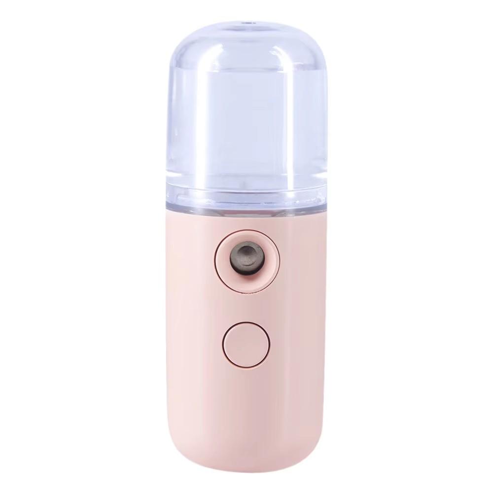 Portable Rechargeable Small Facial Steamer 30ml Mini Humidifier Home Wireless Nano Personal Face Hydrat Sprayer Cool Mist Maker