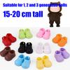 15/17Cm Doll Shoes Plastic Mini Shoes For Dolls Mini Finger Shoes Clothing Accessory For 6.9 Inch Dolls Blind Box Doll