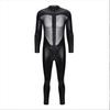 Men's Patent Leather Mesh Patchwork Erotic Bodysuit for Nightclub and Stage Performances