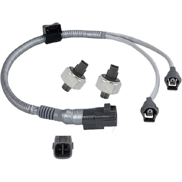 Car Spare Parts Knock Sensor & Wire Harness for Toyota Camry Avalon Highland for Lexus ES300 RX300 3.0L 82219-33030 89615-12090 Sturdy(WireHarness)