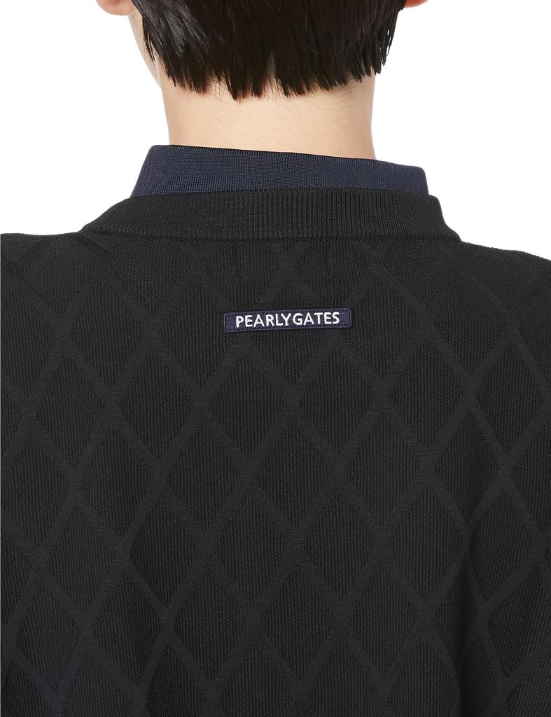 Crew Neck Knit Pullover Light Plug 50 Argyle JQ Navy 0 [Pearly Gates] Women's / 055-3270902 120_Dark [S]