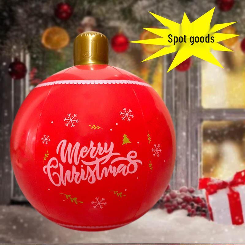Aufblasbare Weihnachtsbaumkugel für festliche Dekoration