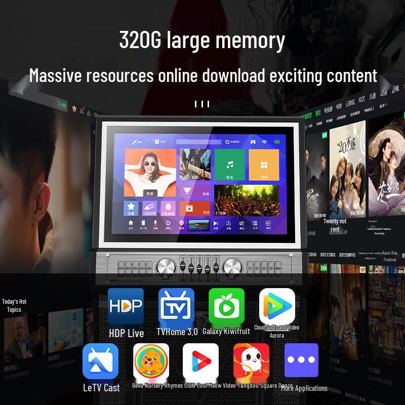 SAST Professional KTV Audio System with Display and Karaoke