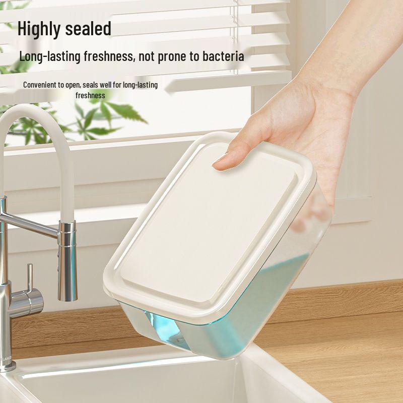 Pojemnik do przechowywania żywności do mikrofalówki: Pojemnik do przechowywania warzyw i owoców, Warstwa zamrażarki, Pudełko organizer na mięso.