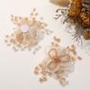 Sheer Organza DIY Hair Accessory Crystal Bead Hanfu Decoration  Hanfu Garment Embellishment