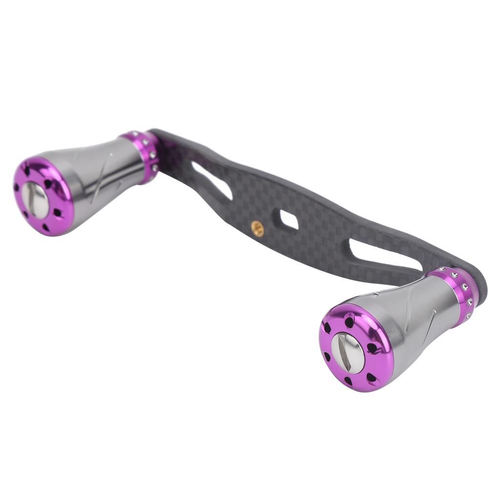 95MM Spinning Reel Rocking Handle Grip Left Right Fishing Wheel Knob ReplacementGun Purple