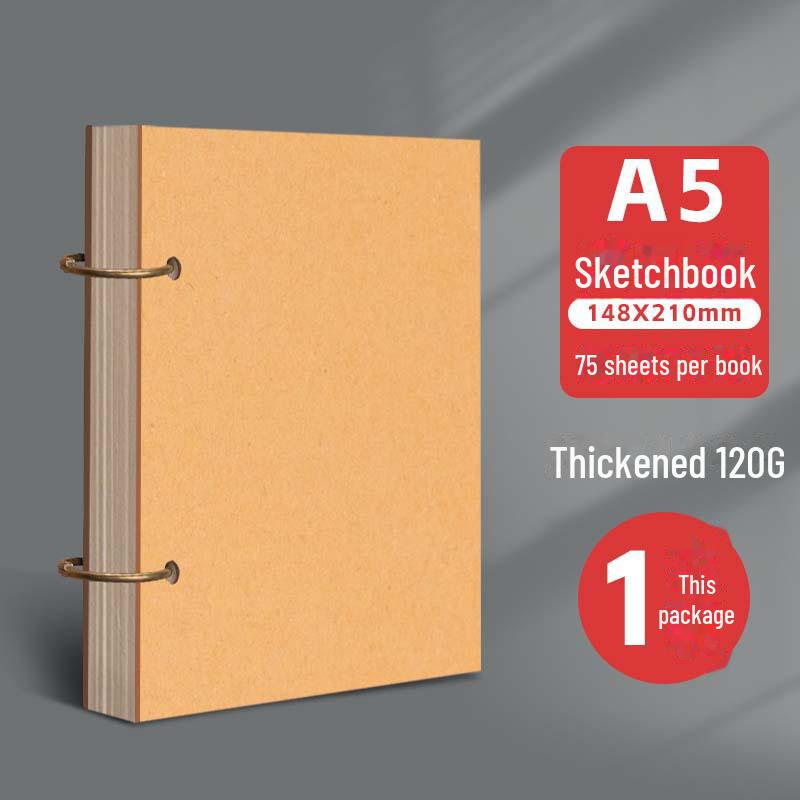 Detachable Loose-Leaf Sketchbook: A5, A4, 32K, 8K, 24K, 4K for Watercolor, Marker, and Kindergarten Art
