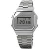 CaSio Vintage SerieS Digital Watch A168wem 7 Men S woMen S kidS Silver overSeaS