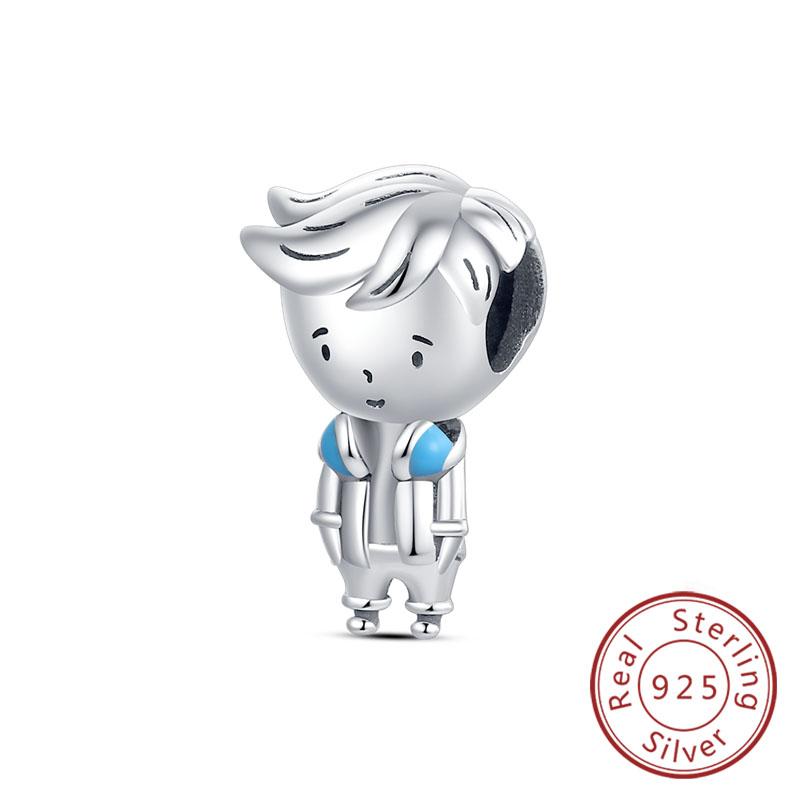 Potrivire Mărgele Charmuri Cupru Original Băiat Fată Mamă Pandantiv Charmuri Pentru Brățară Colier Bijuterii Femei Cadou