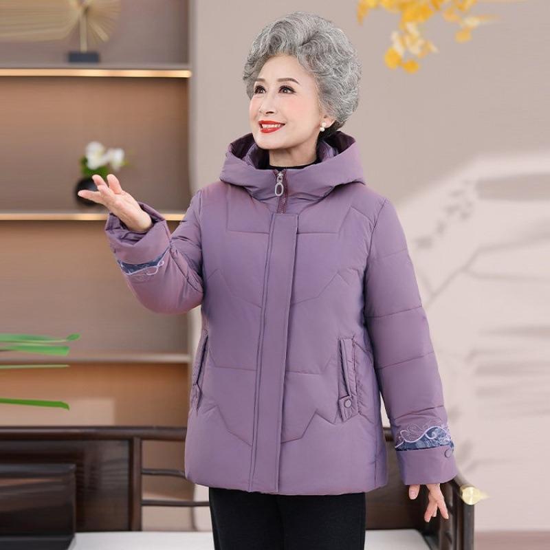 

Зимняя пуховая хлопковая одежда, набитая и утепленная, теплая новая женская зимняя теплая хлопковая куртка 5XL [recommended 150-80kg]