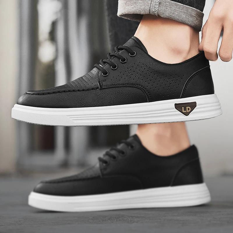Fashion New Mens Casual Shoes British Style Fashion Breathable Formal Business Daily Urban Shoes for Male Dress Sneakers Plus Size 48