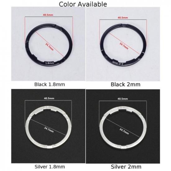 1.8/2mm Bicycle Freehub Spacer Road Bike Bottom Bracket Flywheel Cassette Washer