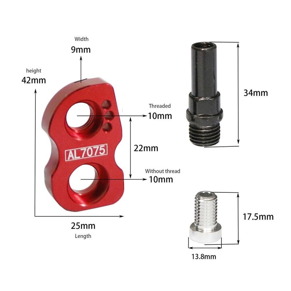 1Pair 14 To 16 16 To 18 406 To 451 V Brake Extension Bicycle Brake Adapter  Bike Upgrade