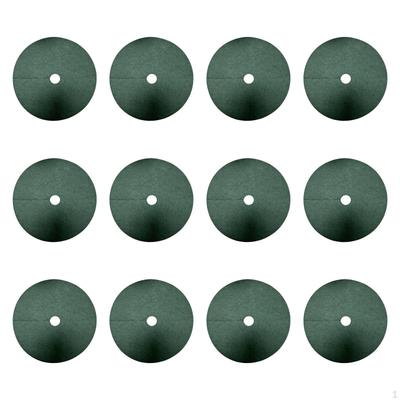 12 Peças para Anéis de Controle de Grama Tapetes de Proteção Barreira