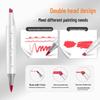 48-Color Anime Marker Set: Fade-Resistant Layerable Watercolor Brush Pens